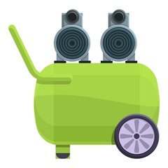 Pump compressor icon. Cartoon of pump compressor vector icon for web design isolated on white background