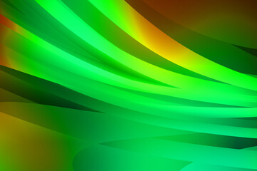 Abstract background with colorful gradient. Vibrant graphic wallpaper with stripes design. Fluid 2D illustration of modern movement.