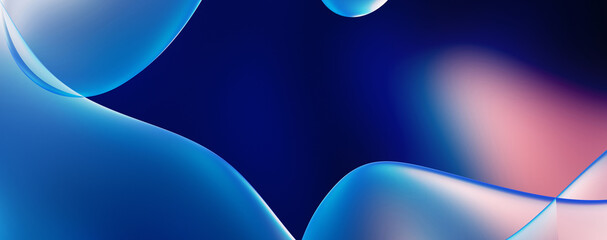 Abstract background. Fluid color gradient waves, with dynamic motion. Neon colorful abstract design of light waves. Illustration For Wallpaper, Banner, Background, Card, Book Illustration, website.