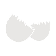 Empty Egg Shell Icon