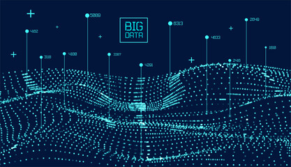 Abstract infographics visualization