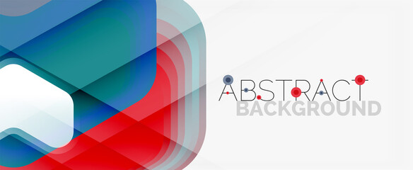 Vector 3d arrow geometric composition, abstract background for business or technology presentation, internet poster or web brochure cover, wallpaper