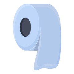 New toilet tissue icon. Cartoon of new toilet tissue vector icon for web design isolated on white background