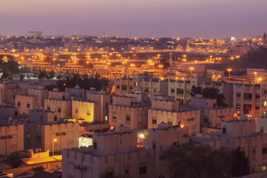 beautiful panoramic view view of the city from top of hill