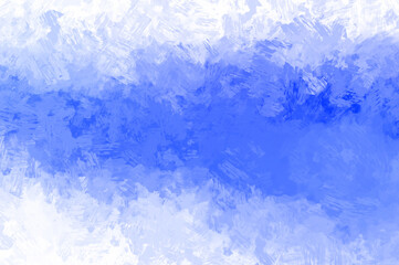 Abstract background of colorful brush strokes. Brushed vibrant wallpaper. Painted artistic creation. Unique and creative illustration.