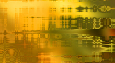 Abstract background. Geometrical elements on aged grunge texture. Graphic illustration with different color patterns.