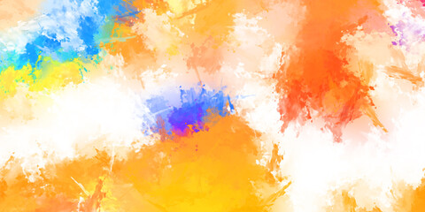 Fototapeta premium Brushed Painted Abstract Background. Brush stroked painting. Strokes of paint. 2D Illustration.