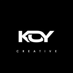 KOY Letter Initial Logo Design Template Vector Illustration