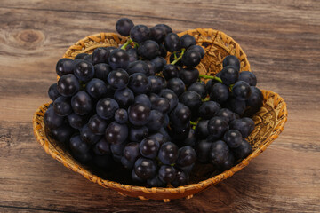 Fresh ripe sweet red grape