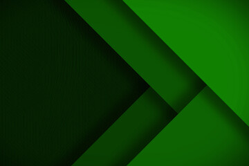 green background overlap layer on dark space for background design	
