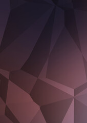 Fototapeta premium Polygonal background. Colorful wallpaper with geometric design. Digital 3d illustration.