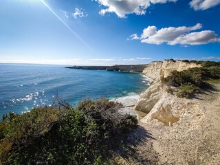 coast of the sea in Malta