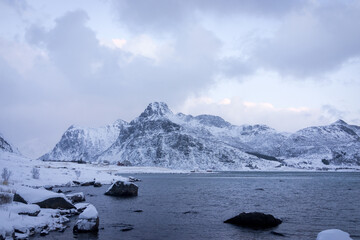 Fototapeta na wymiar Beautiful untouched nature in northern Scandinavia