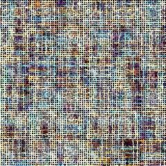 Seamless plaid pattern. Imitation of a texture of rough canvas. Vector image.