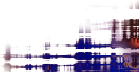 Abstract background. Geometrical elements on aged grunge texture. Graphic illustration with different color patterns.