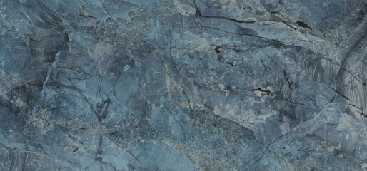 blue marble texture background, Italian marbel with a dynamic pattern, Surface rock gray stone with...