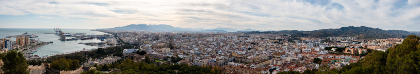 Fototapeta na wymiar Malaga, Andalousie, Espagne