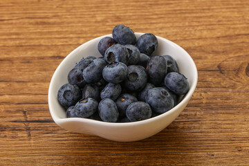 Ripe sweet tasty blueberries heap