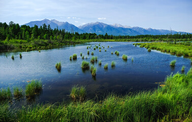 lake in the mountains