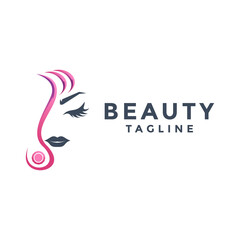 Obraz premium beauty logo simple