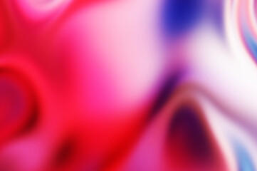 Fluid abstract background with colorful gradient. 2D illustration of modern movement.