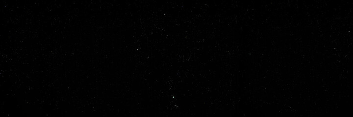panorama of the starry sky, with a big bear in the middle