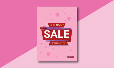 Happy Women's Day digital marketing Discount sales flyer and banner. Illustration vector. posters, greeting card concept, design, and template.