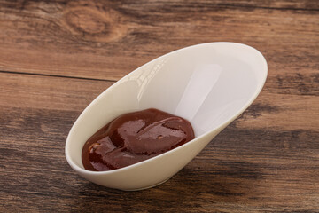 Traditional Barbicue sauce in the bowl