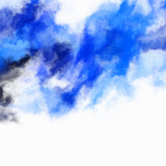 Watercolor painted background. Abstract Illustration wallpaper. Brush stroked painting. 2D Illustration.