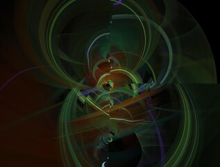 Imaginatory fractal background Image