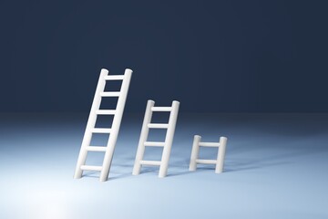 ladder to success, 3d ladder  of success
