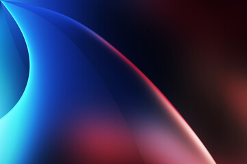 Abstract background. Fluid color gradient waves, with dynamic motion. Neon colorful abstract design of light waves. Illustration For Wallpaper, Banner, Background, Card, Book Illustration, website.