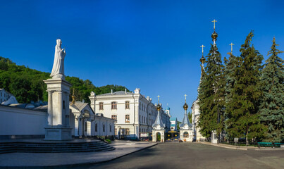 Fototapeta na wymiar Holy Mother of God in Svyatogorsk, Ukraine