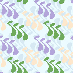 Seamless pattern with vector repeat elements