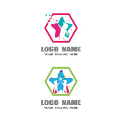 Kids Logo Template vector symbol nature
