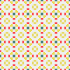 Abstract Cross Pattern generative computational art illustration