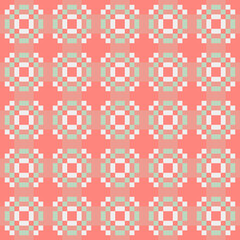 Abstract Cross Pattern generative computational art illustration