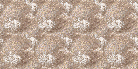 Beige Dirt Grunge Effect. Aged Paint Brush Pattern. Old Grain Structure. Art Retro Illustration. Distress Crack Texture. Vintage Wall. Brown Abstract Stone Wallpaper. Dirty Grunge Effect.