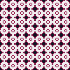 Abstract Cross Pattern generative computational art illustration