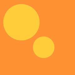 Background orange social media post