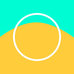 Background simple template yellow