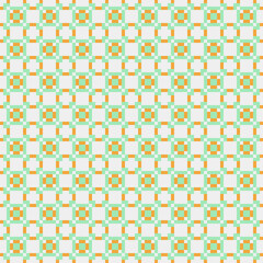 Abstract Cross Pattern generative computational art illustration