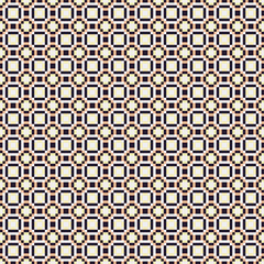 Fototapeta premium Abstract Cross Pattern generative computational art illustration