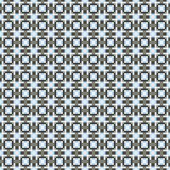 Fototapeta premium Abstract Cross Pattern generative computational art illustration