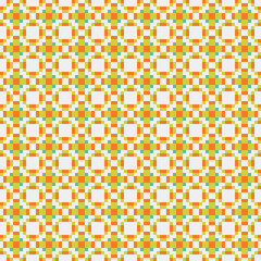 Fototapeta premium Abstract Cross Pattern generative computational art illustration