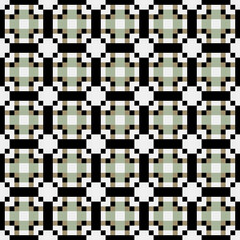 Fototapeta premium Abstract Cross Pattern generative computational art illustration