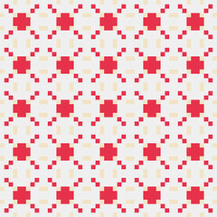 Abstract Cross Pattern generative computational art illustration
