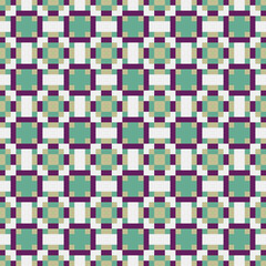 Abstract Cross Pattern generative computational art illustration