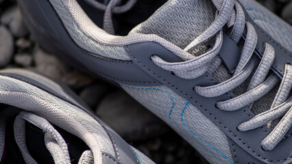 close-up of sneakers
