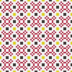 Abstract Cross Pattern generative computational art illustration